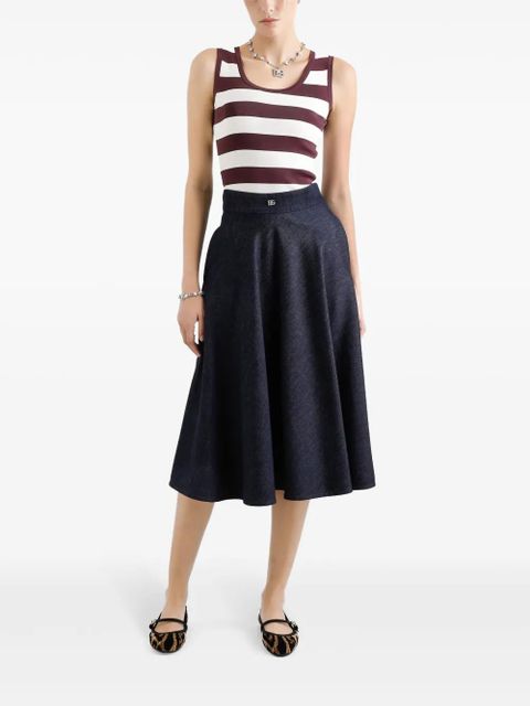 Dolce & Gabbana striped tank top - White - zdjęcie produktu nr 2