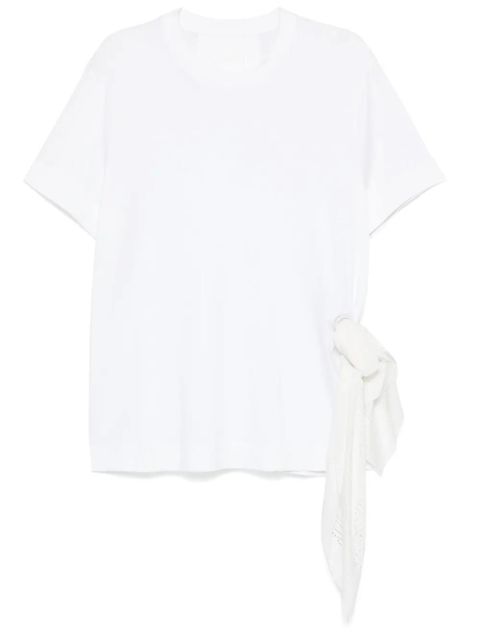 Givenchy scarf-detail T-shirt - White - zdjęcie produktu nr 1