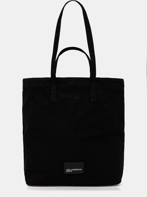 Karl Lagerfeld Jeans torba bawełniana kolor czarny B1W50001 - zdjęcie produktu nr 1