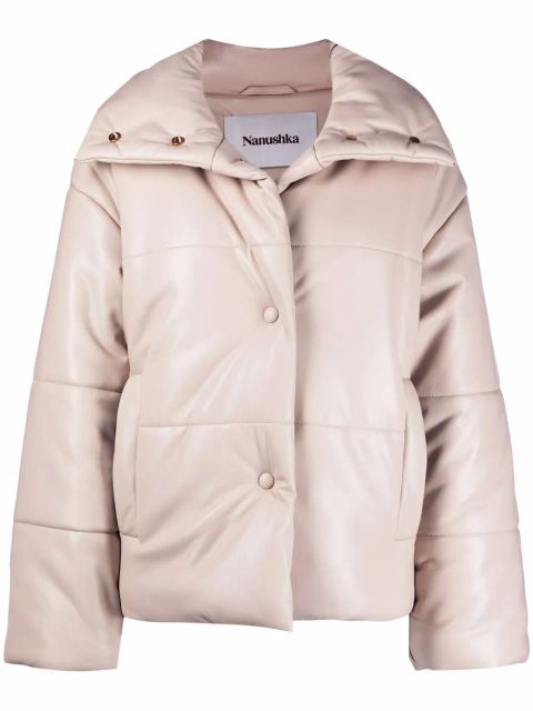 Nanushka press-stud padded jacket - Neutrals