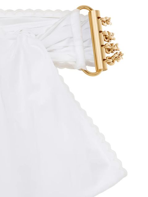 Chloé bow-detail belt - White - zdjęcie produktu nr 2