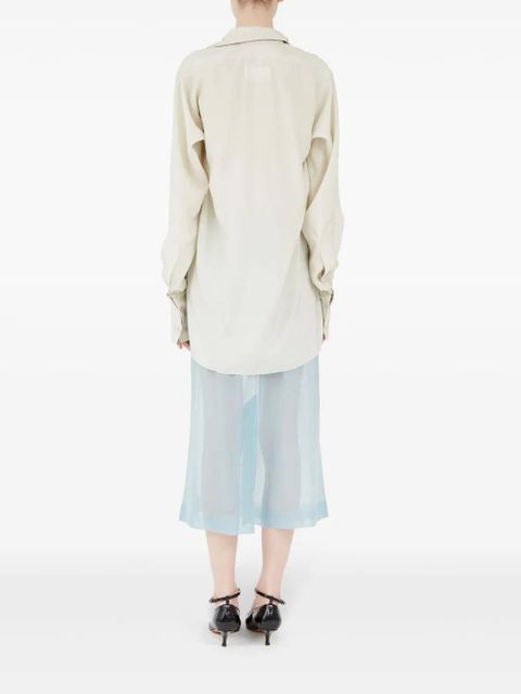 Maison Margiela long-sleeve buttoned shirt - Neutrals