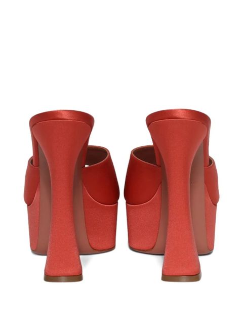 Amina Muaddi Dalida sandals - Red - zdjęcie produktu nr 2