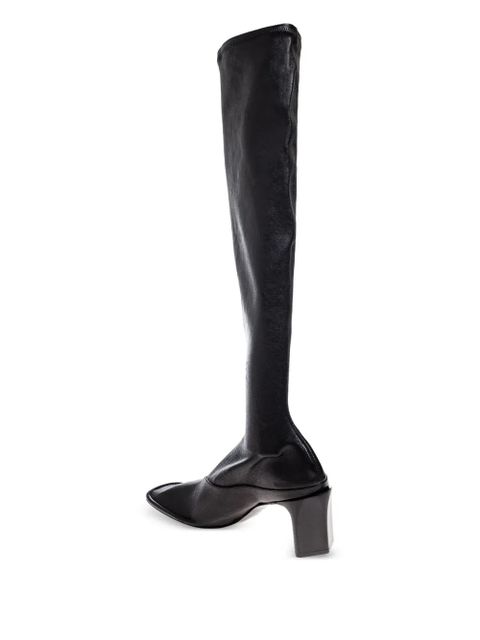 Jil Sander 70mm knee-high square-toe boots - Black