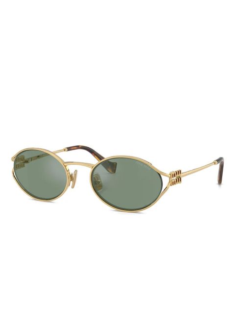 Miu Miu Eyewear round-frame sunglasses - Gold