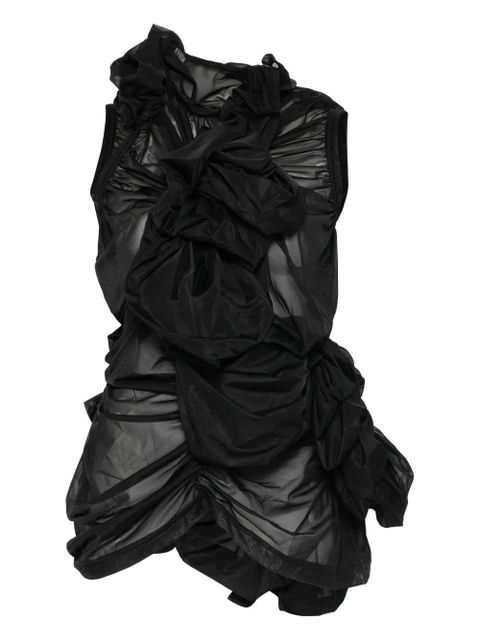 Comme Des Garçons ruffled T-shirt - Black - zdjęcie produktu nr 1