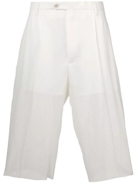 Maison Margiela high-waisted shorts - White - zdjęcie produktu nr 1