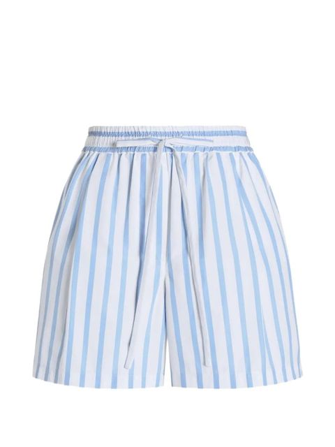 Dolce & Gabbana striped drawstring-fastening shorts - White - zdjęcie produktu nr 1