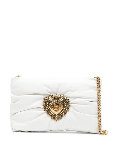 Dolce & Gabbana small Devotion Soft crossbody bag - White - zdjęcie produktu nr 1