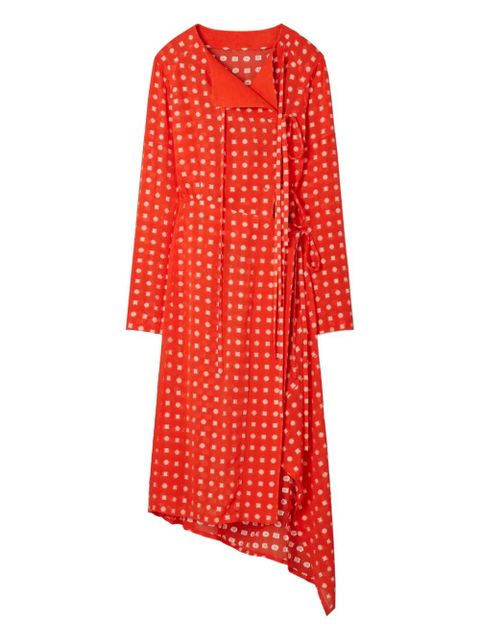Tory Burch printed wrap dress - Red - zdjęcie produktu nr 1