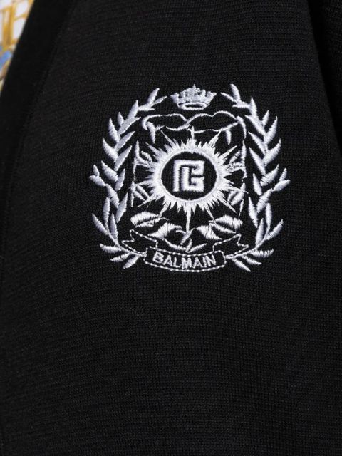 Balmain embroidered cardigan - Black
