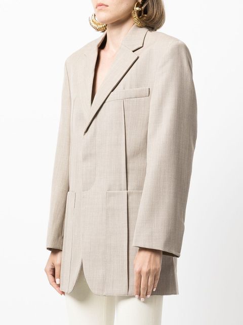 Jacquemus La veste d'homme blazer jacket - Neutrals