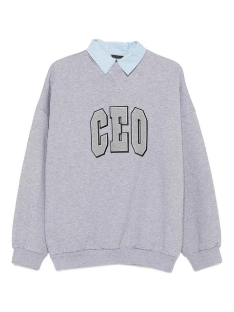 Balenciaga CEO Team ribbed sweatshirt - Grey - zdjęcie produktu nr 1