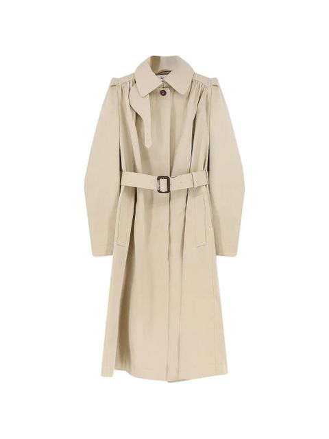 Alexander McQueen belted coat - Neutrals - zdjęcie produktu nr 1