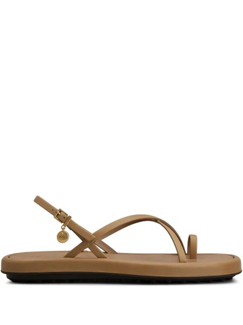 Tod's leather sandals - Brown - zdjęcie produktu nr 1