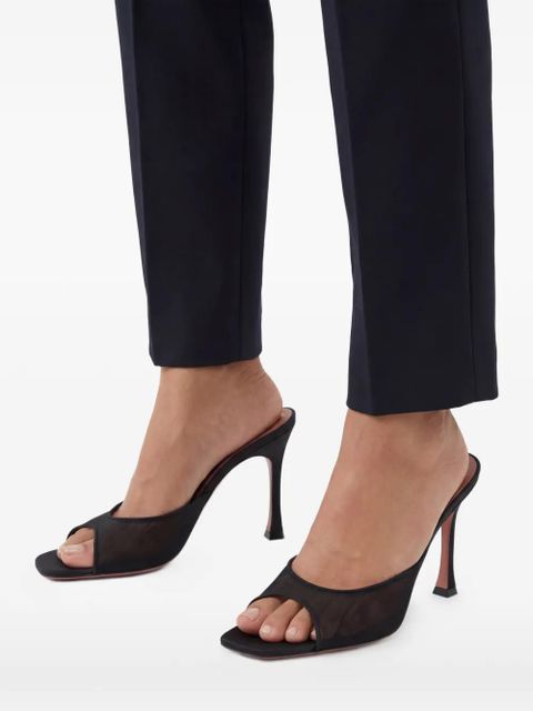 Amina Muaddi Alexa sandals - Black
