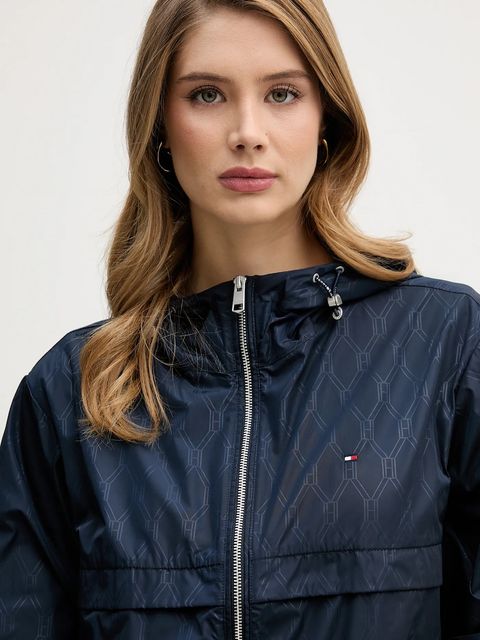 Tommy Hilfiger kurtka kolor granatowy przejściowa WW0WW48001