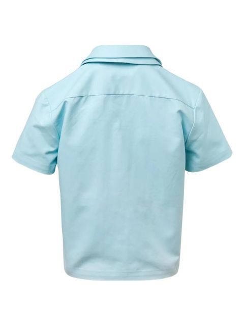 SHUSHU/TONG double layered collar shirt - Blue - zdjęcie produktu nr 2