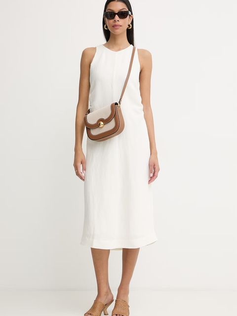 BOSS Orange sukienka z lnem C Delinna - zdjęcie produktu nr 1