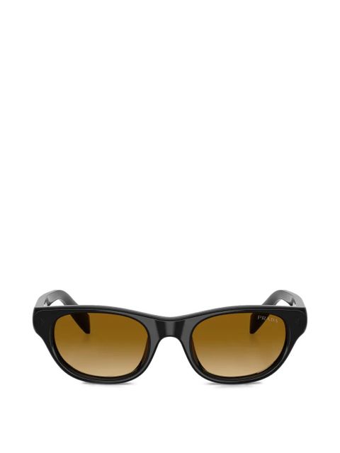 Prada Eyewear browline sunglasses - Black - zdjęcie produktu nr 1
