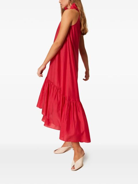 TWINSET ruffled midi dress - Red
