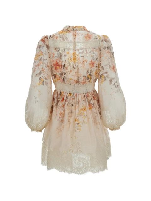 ZIMMERMANN floral lace dress - Neutrals - zdjęcie produktu nr 2