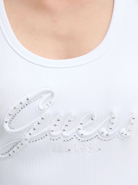 Guess top RAISSA kolor biały W5YP00 KCXJ2