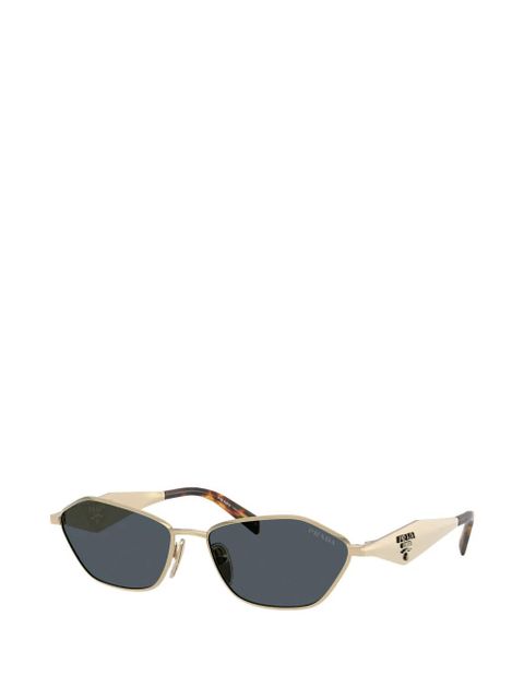 Prada Eyewear geometric-frame sunglasses - Gold - zdjęcie produktu nr 2