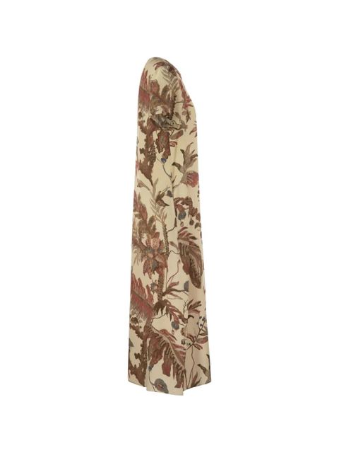 Weekend Max Mara flower print T-shirt dress - Neutrals