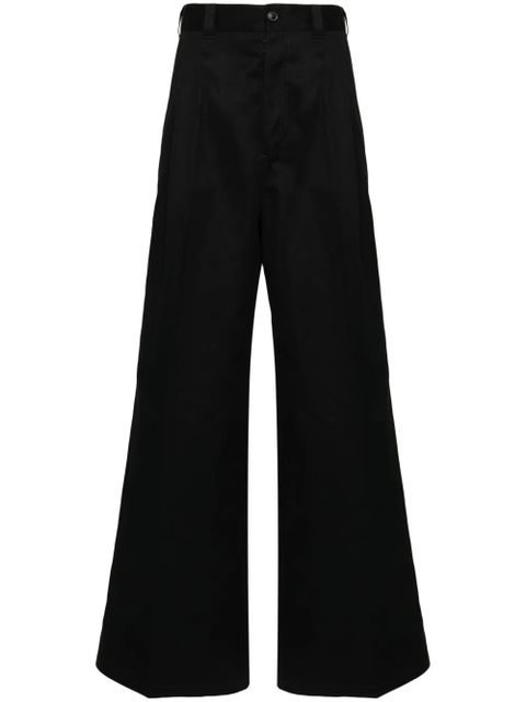 Maison Margiela Yoke wide-leg trousers - Black - zdjęcie produktu nr 1