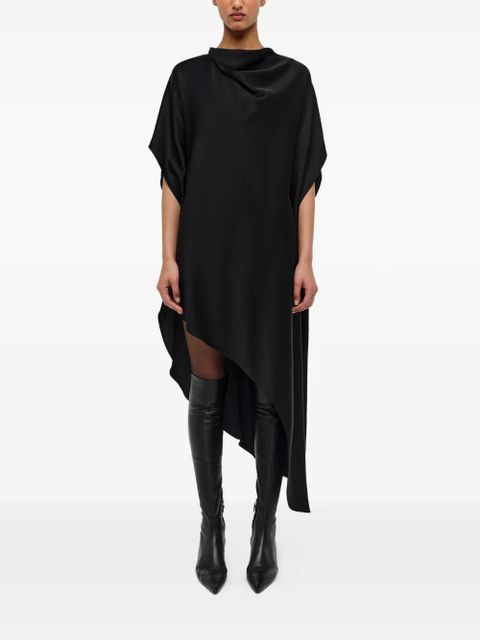 Simkhai Sadia asymmetric mini dress - Black