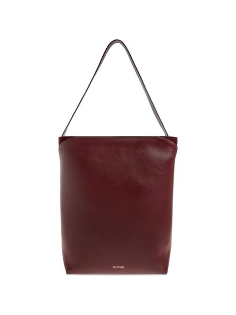 NEOUS leather suede thea tote bag - Red - zdjęcie produktu nr 1