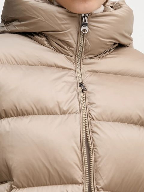 Hetrego kurtka puchowa ARINA kolor beżowy zimowa oversize 8P600