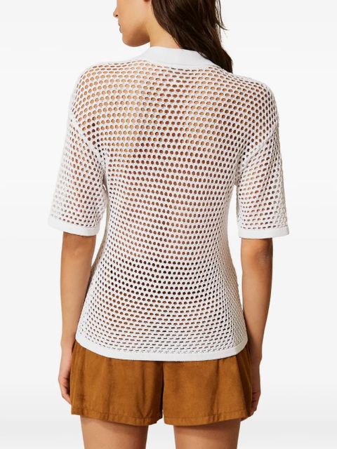 TWINSET crew-neck polo shirt - White