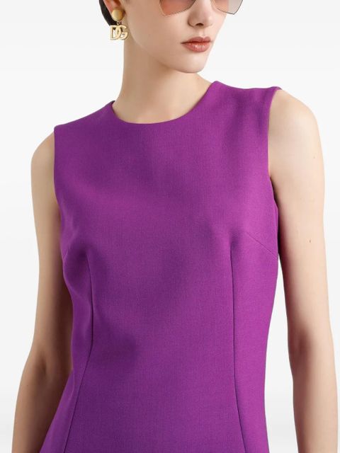 Dolce & Gabbana DNA wool mini dress - Purple