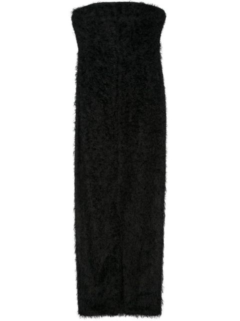 TOTEME strapless fil-coupé dress - Black - zdjęcie produktu nr 1