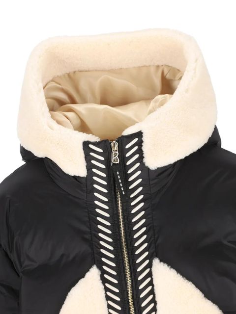 BOGNER Amila star-detail hooded coat - Black