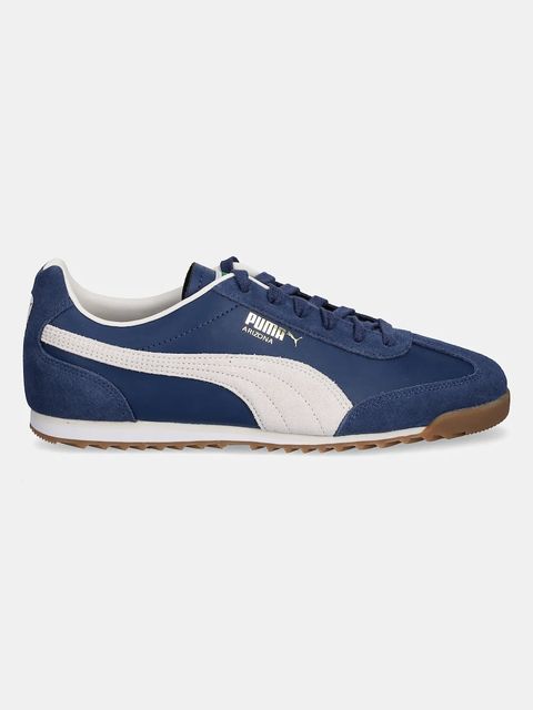 Puma sneakersy skórzane Arizona Retro kolor granatowy 402353