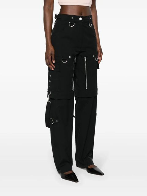 Givenchy high-waist cargo trousers - Black