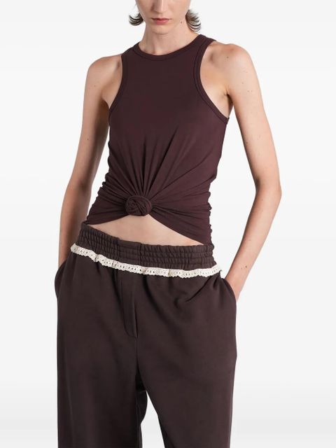 Magda Butrym knotted tank top - Brown - zdjęcie produktu nr 2
