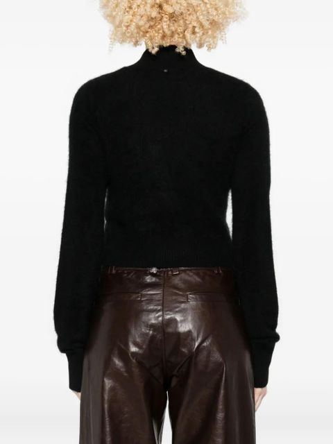 Sportmax high-neck sweatshirt - Black