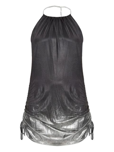 Diesel halterneck ruched dress - Grey - zdjęcie produktu nr 1
