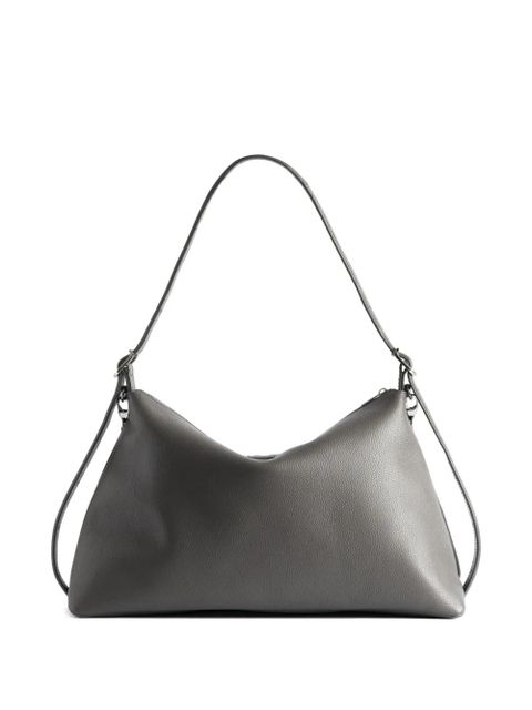 Zadig&Voltaire Jim grained-leather shoulder bag - Grey