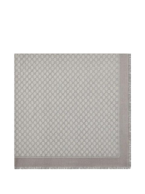 Gucci GG wool scarf - Neutrals - zdjęcie produktu nr 2