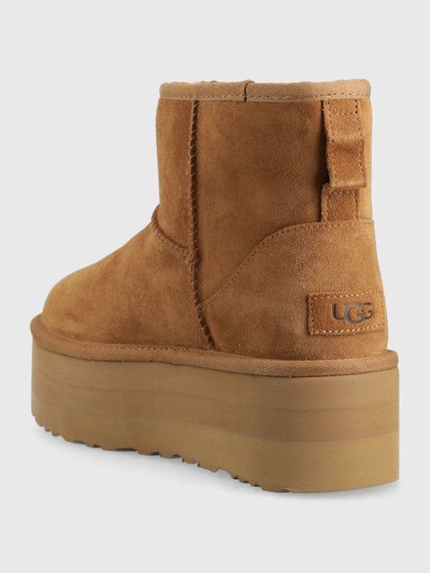UGG śniegowce Classic Mini Platform kolor brązowy 1134991.CHE