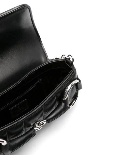 Gucci small Horsebit Chain shoulder bag - Black