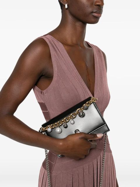 Alexander McQueen Skull clutch bag - Black