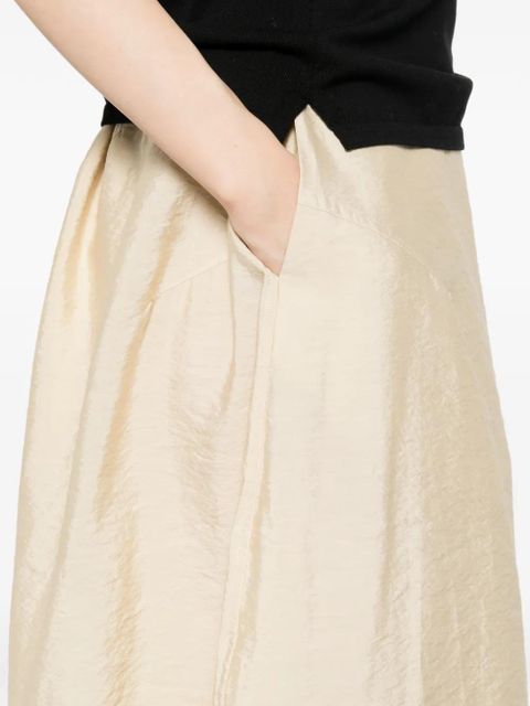 TOTEME parachute maxi skirt - Neutrals