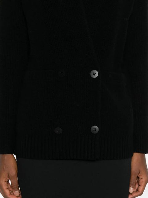 Max Mara double-breasted cardigan - Black