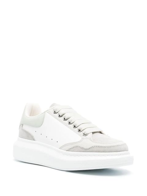 Alexander McQueen Oversized panelled leather sneakers - White - zdjęcie produktu nr 2